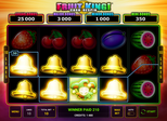 Fruit King!™ Cash Respin Lines